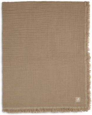 Jollein ledikantdeken muslin biscuit(120 centimeter x 120 centimeter )