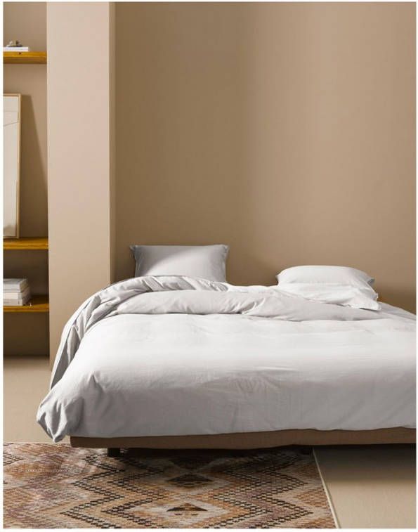 ESSENZA Minte dekbedovertrekset van katoensatijn 300TC