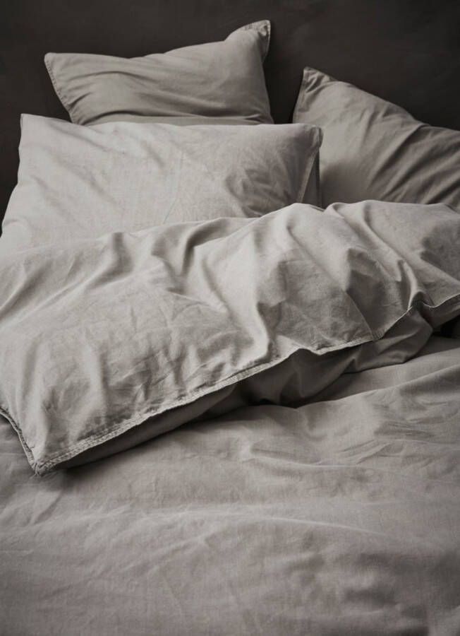 Essenza Guy dekbedovertrek 100% katoen 1-persoons (140x200/220 cm + 1 sloop) 1 stuk (60x70 cm) Taupe