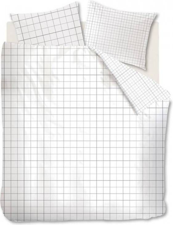 Ambiante Colin dekbedovertrek White Lits-jumeaux (240x200/220 cm