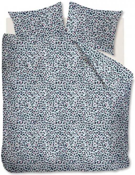 Ambiante Leopard Dekbedovertrek Lits jumeaux(240x200/220 Cm + 2 Slopen) Katoen Blue