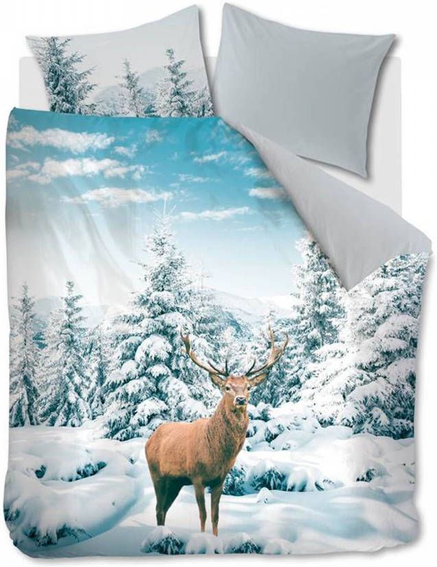 Ambiante Steffan Flanel Dekbedovertrek 2 persoons(200x200/220 Cm + 2 Slopen) Flanel Multi