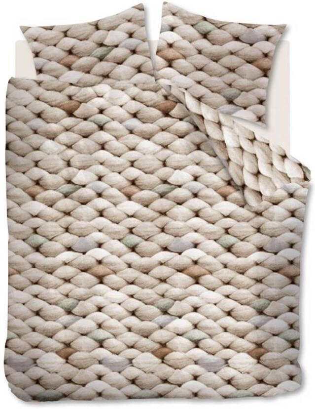 Ariadne at Home Big Dekbedovertrek 2 persoons(200x200/220 Cm + 2 Slopen) Katoen Natural