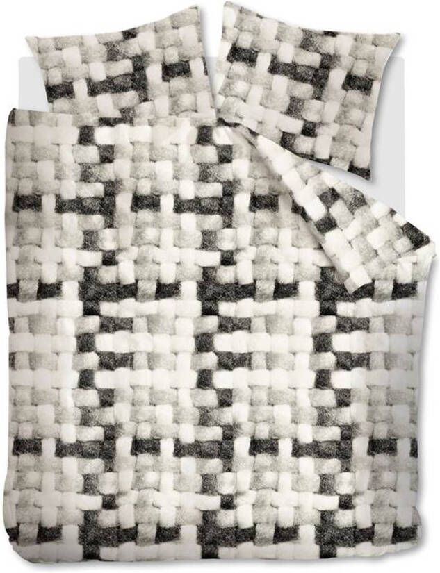 Ariadne at Home Comfort Dekbedovertrek 2 persoons(200x200/220 Cm + 2 Slopen) Katoen Zwart