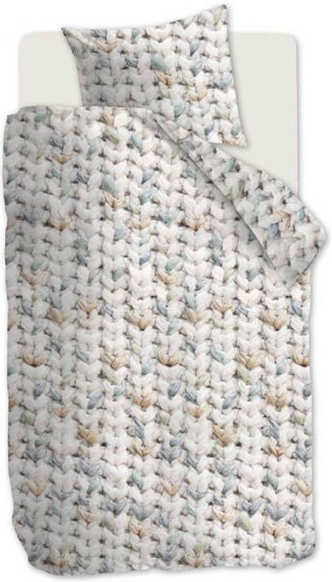 Ariadne at Home Purely Dekbedovertrek 1 persoons(140x200/220 Cm + 1 Sloop) Katoen Blue Green