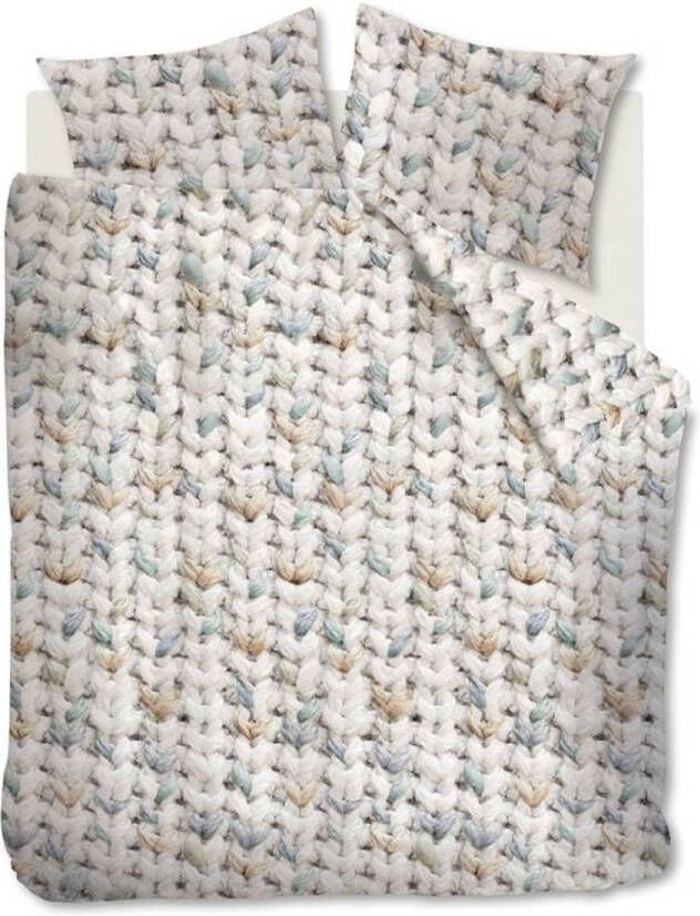 Ariadne at Home Purely Dekbedovertrek 2 persoons(200x200/220 Cm + 2 Slopen) Katoen Blue Green