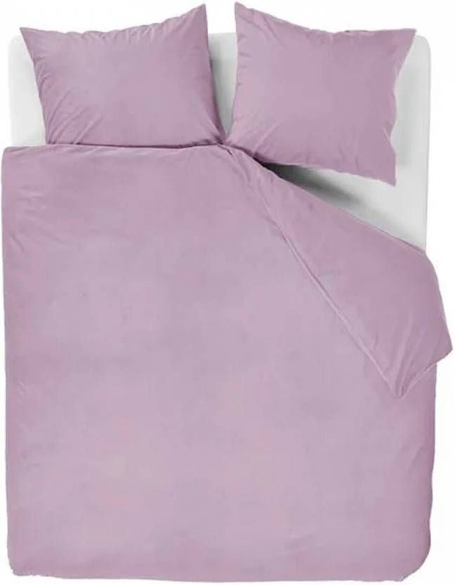 At Home By Beddinghouse Dekbedovertrek Cosy Corduroy Lila Lits jumeaux 240x200/220 Cm