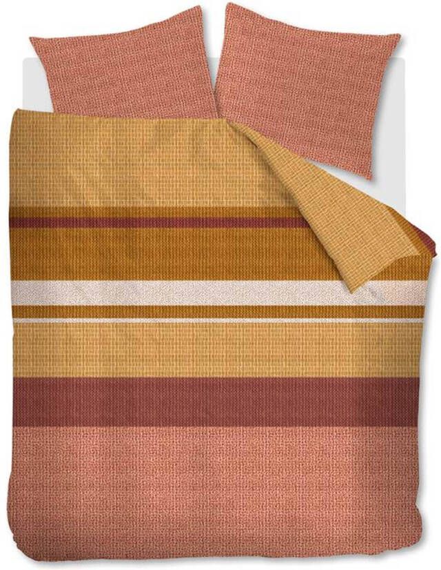 Beddinghouse Berith Dekbedovertrek 2 persoons(200x200/220 Cm + 2 Slopen) Katoen Yellow