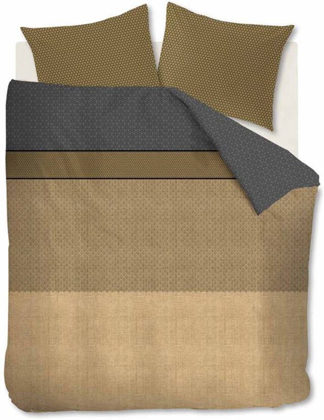 Beddinghouse Camaro Dekbedovertrek Lits jumeaux(240x200/220 Cm + 2 Slopen) Katoen Satijn Goud