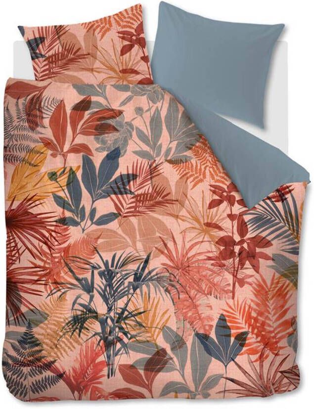 Beddinghouse Daintree Dekbedovertrek 2 persoons(200x200/220 Cm + 2 Slopen) Katoen Satijn Red