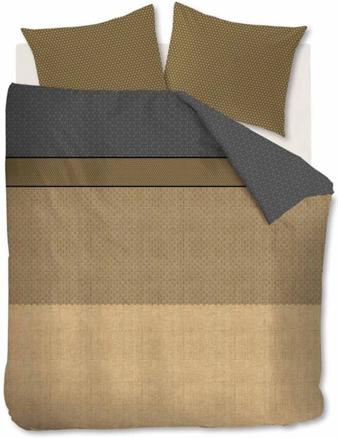 Beddinghouse Dekbedovertrek Camaro Goud 2 persoons 200x200/220 Cm