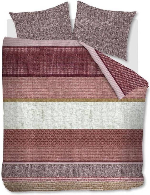 Beddinghouse Durness Dekbedovertrek Lits jumeaux(260x200/220 Cm + 2 Slopen) Katoen Red