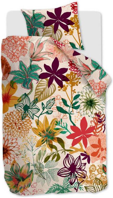 Beddinghouse Fiori Dekbedovertrek 1 persoons(140x200/220 Cm + 1 Sloop) Katoen Multi