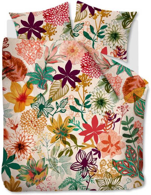 Beddinghouse Fiori Dekbedovertrek 2 persoons(200x200/220 Cm + 2 Slopen) Katoen Multi