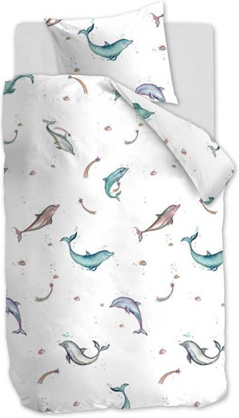 Beddinghouse Kids Magical Dolphi Dekbedovertrek Katoen Peuter(120x150 Cm + 1 Sloop) Multi