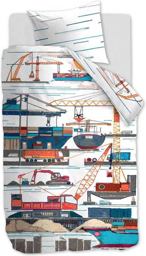 Beddinghouse Kids Seaport Dekbedovertrek Katoen 1 persoons(140x200/220 Cm + 1 Sloop) Multi
