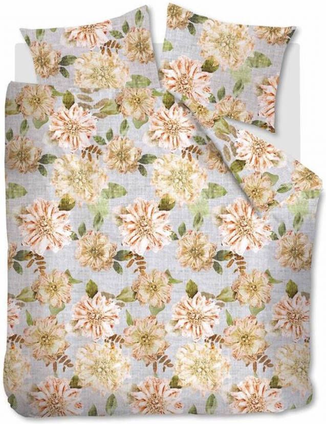 Beddinghouse Linen Flower Dekbedovertrek 1 persoons(140x200/220 Cm + 1 Sloop )