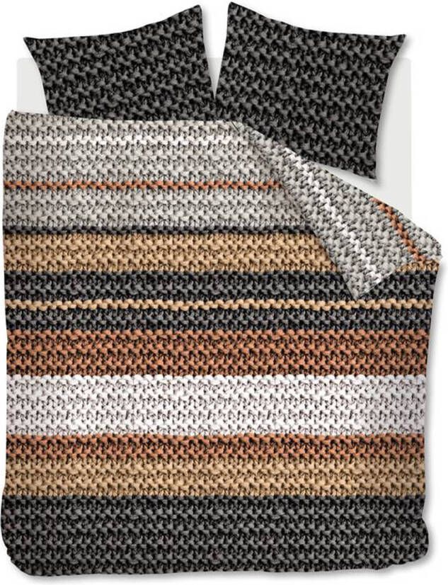 Beddinghouse Paola Flanel Dekbedovertrek Lits jumeaux(240x200/220 Cm + 2 Slopen) Flanel Natural
