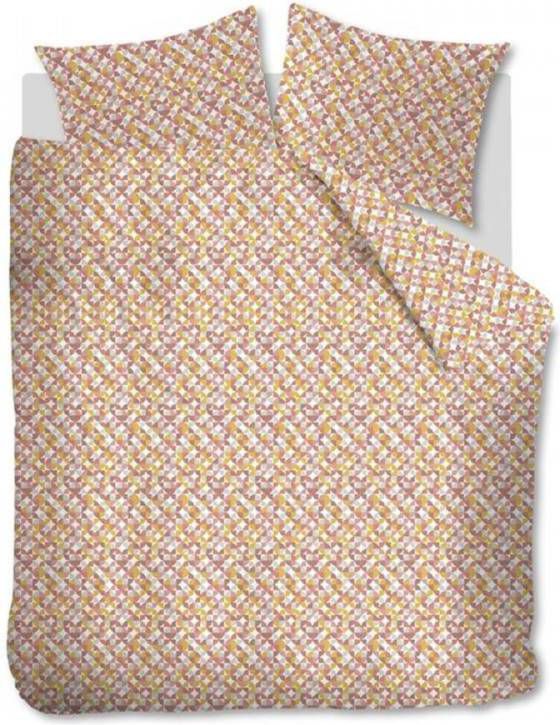 Beddinghouse Retro Grid Dekbedovertrek Lits jumeaux(260x200/220 Cm + 2 Slopen) Katoen Red