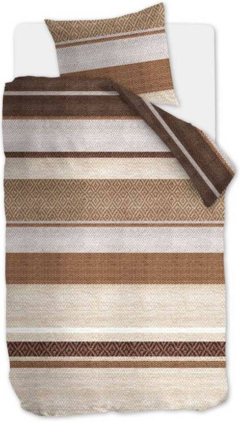 Beddinghouse Theodore Dekbedovertrek 1 persoons(140x200/220 Cm + 1 Sloop) Katoen Naturel