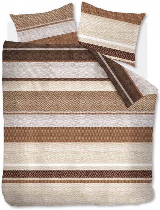 Beddinghouse Theodore Dekbedovertrek 2 persoons(200x200/220 Cm + 2 Slopen) Katoen Naturel