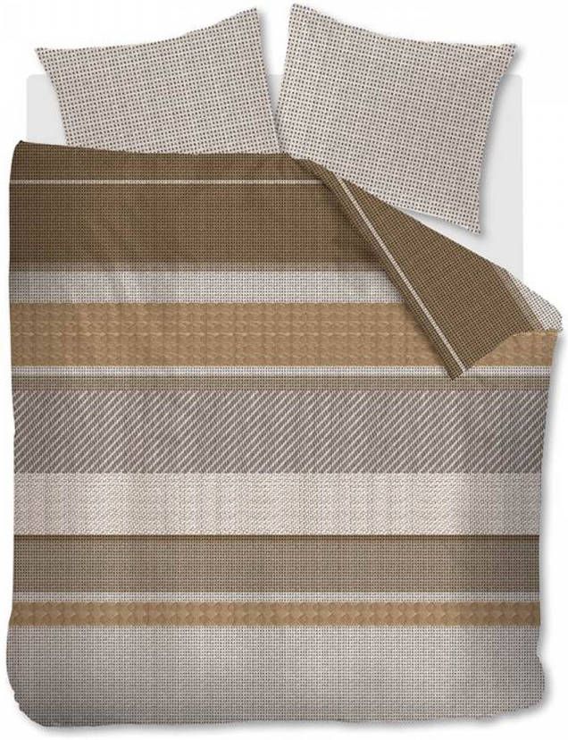 Beddinghouse Webbing Dekbedovertrek 2 persoons(200x200/220 Cm + 2 Slopen) Katoen Natural