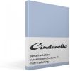 Cinderella Basic Percaline Katoen Kussenslopen(Set Van 2) 100% Percaline Katoen 40x80 Cm Sapphire online kopen