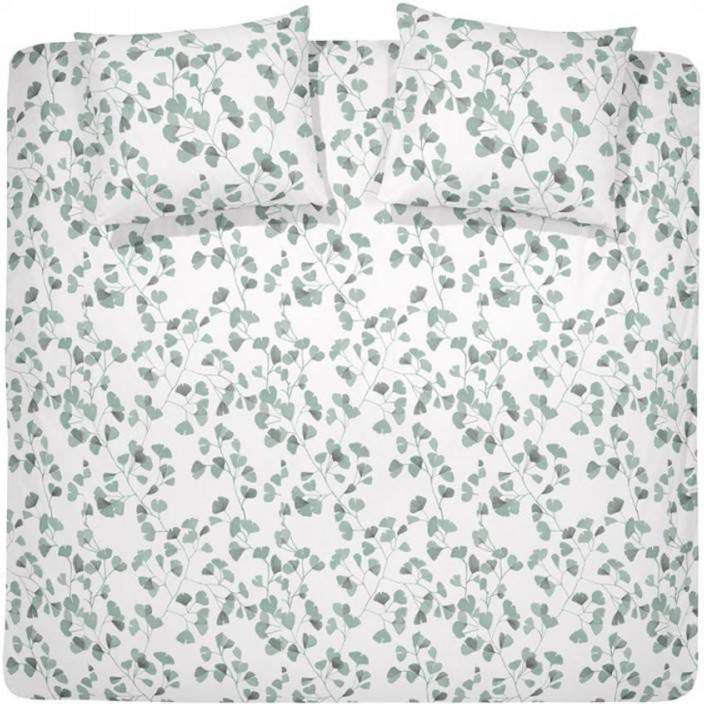 Cinderella Biloba Dekbedovertrek 2-persoons (200x200/220 Cm + 2 Slopen) Katoen Satijn White