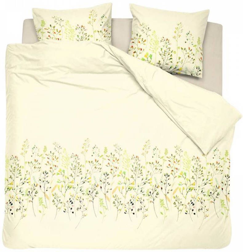 Cinderella Isabella Dekbedovertrek 2 persoons(200x200/220 Cm + 2 Slopen) Katoen Satijn Yellow