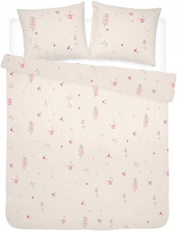 Cinderella Jeanne Dekbedovertrek Lits jumeaux(260x200/220 Cm + 2 Slopen) Katoen Pink