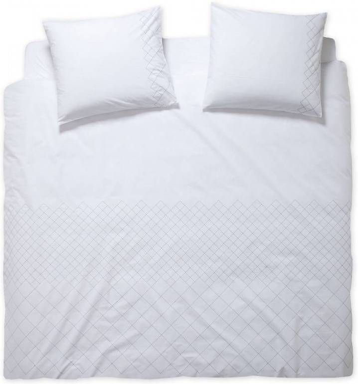 Damai Dekbedovertrek Form White 200x200/220