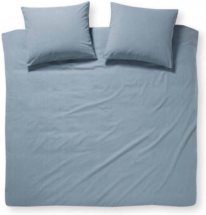 Damai Groove Flanel Dekbedovertrek Lits jumeaux(240x200/220 Cm + 2 Slopen) Flanel Denim