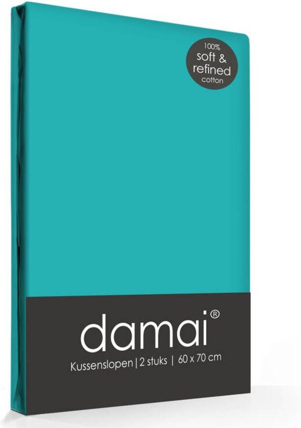 Damai Kussenslopen Turquoise(2 Stuks)- 50 X 60 Cm