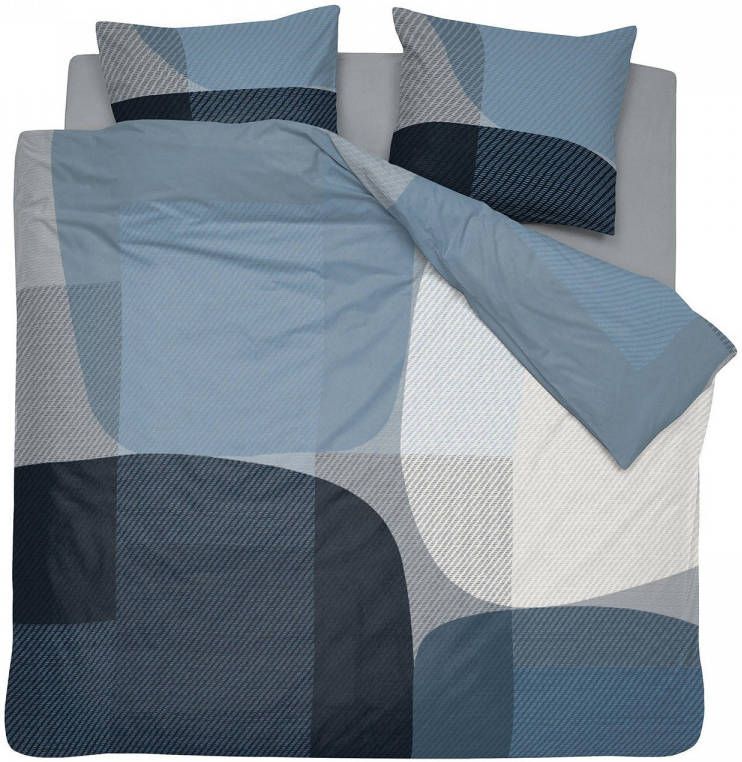 Damai Moore Dekbedovertrek Satijn 260x200/220 cm Midnight Blue