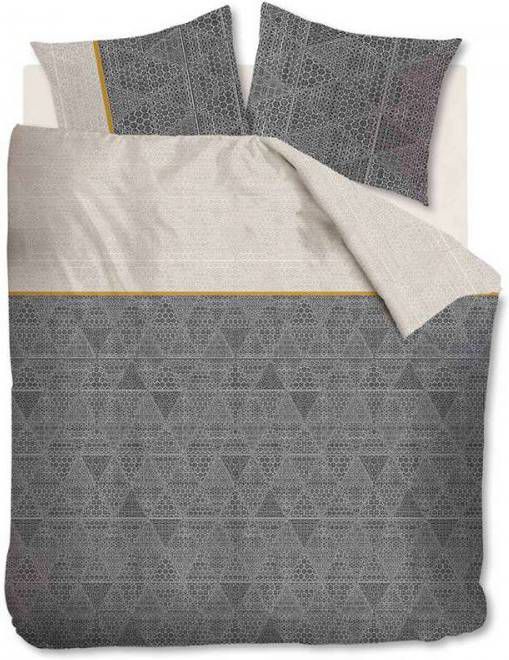 Ambiante dekbedovertrek Dimitri goudkleurig 240x200/220 cm Leen Bakker