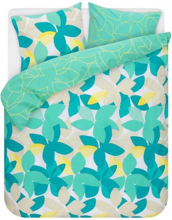 Esprit Aleza Dekbedovertrek Lits jumeaux(240x200/220 Cm + 2 Slopen) Percal Katoen Green