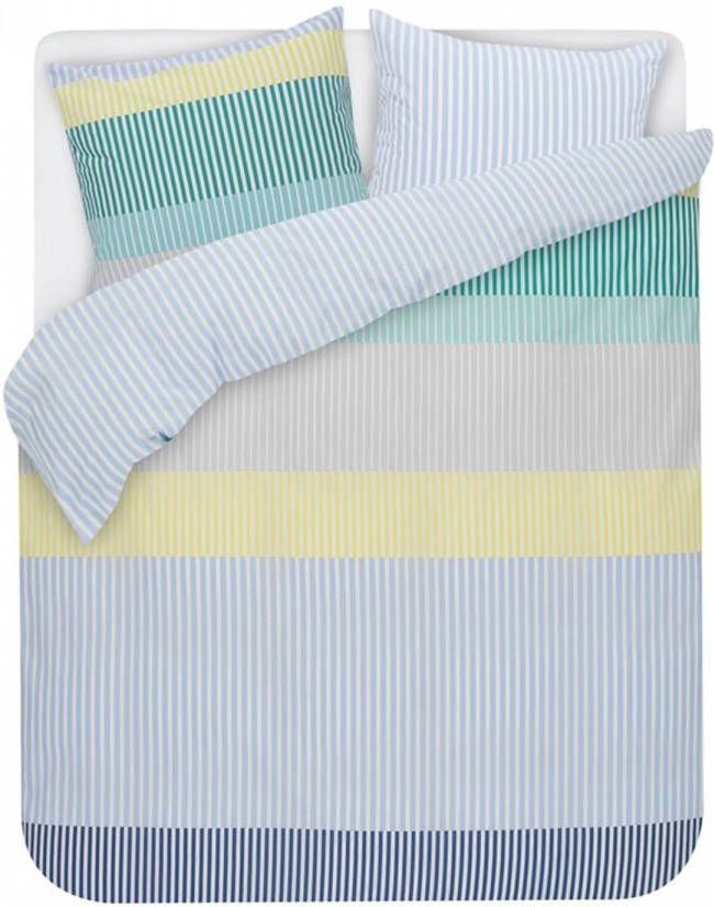 Esprit Makon Dekbedovertrek Lits jumeaux(240x200/220 Cm + 2 Slopen) Percal Katoen Green