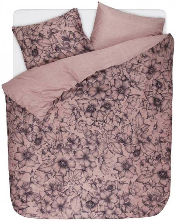 Esprit Maray Dekbedovertrek Lits jumeaux(240x200/220 Cm + 2 Slopen) Katoen Satijn Blush