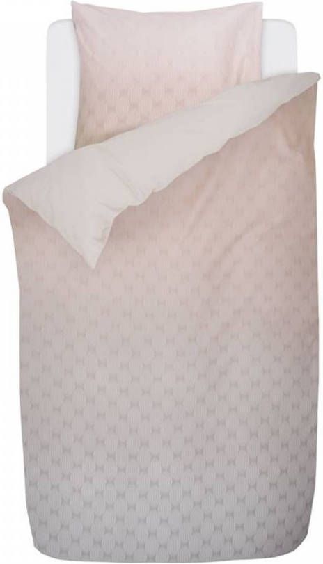 Esprit Nouni Dekbedovertrek 100% Katoen satijn 1 persoons(140x200/220 Cm + 1 Sloop) 1 Stuk(60x70 Cm) Roze