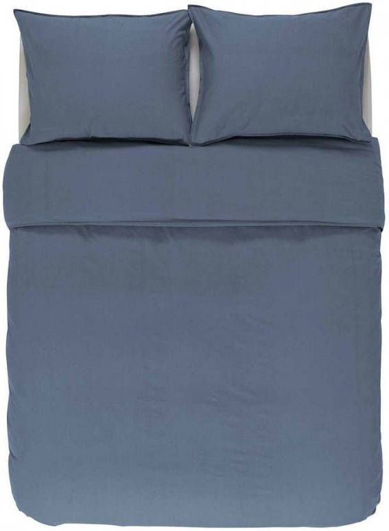 Essenza Guy Dekbedovertrek 100% Katoen 1-persoons (140x200/220 Cm + 1 Sloop) 1 Stuk (60x70 Cm) Blauw