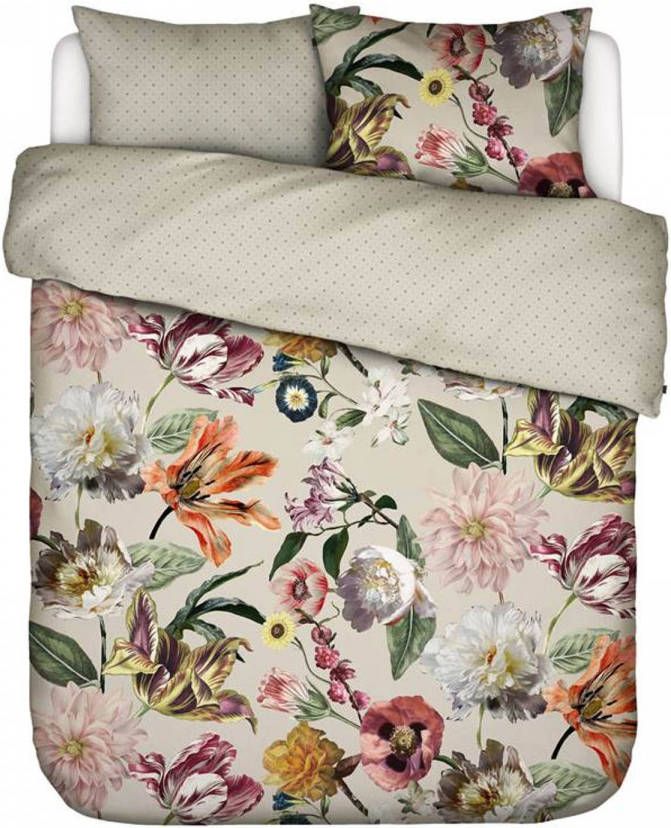 Essenza Filou Dekbedovertrek Lits jumeaux(240x200/220 Cm + 2 Slopen) Katoen Satijn Sand