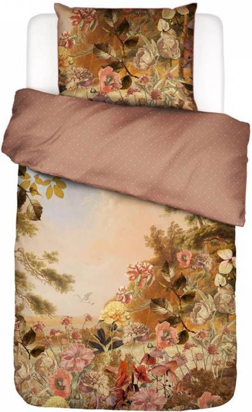 Essenza Gloria Dekbedovertrek 1 persoons(140x200/220 Cm + 1 Sloop) Katoen Satijn Multi