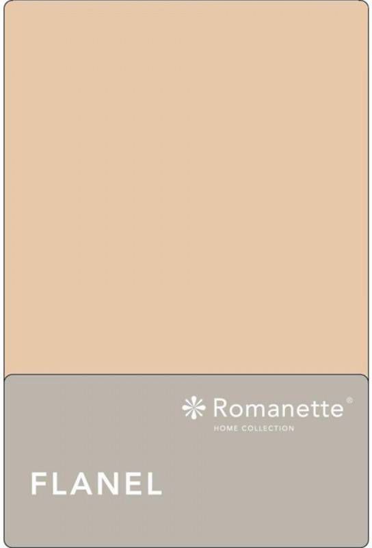 Romanette Flanellen Lakens Zand 240 X 300 Cm