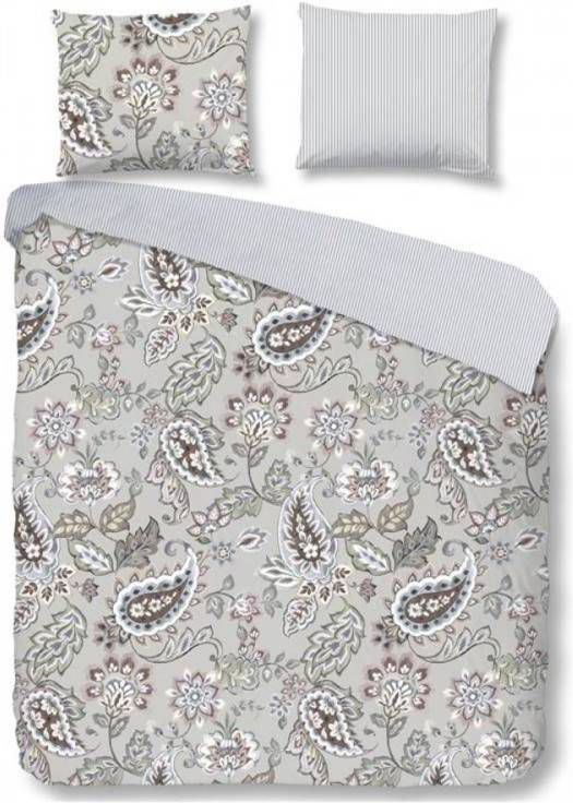 Good Morning Anaya Dekbedovertrek Lits jumeaux(240x200/220 Cm + 2 Slopen) Katoen Grijs