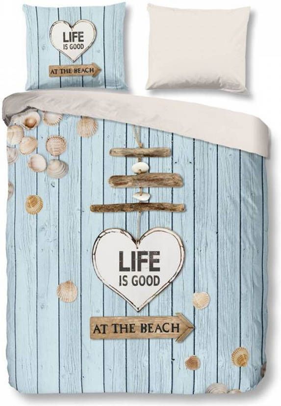 Good Morning Beach Dekbedovertrek 2 persoons(200x200/220 Cm + 2 Slopen) Katoen Multi