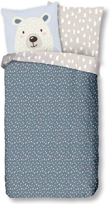 Good Morning Bear Dekbedovertrek Katoen 1 persoons(140x200/220 Cm + 1 Sloop) Multi