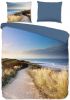 Good morning Tweezijdig te gebruiken overtrekset Dunes met strandmotief(2 delig ) online kopen