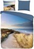 Good morning Tweezijdig te gebruiken overtrekset Dunes met strandmotief(2 delig ) online kopen