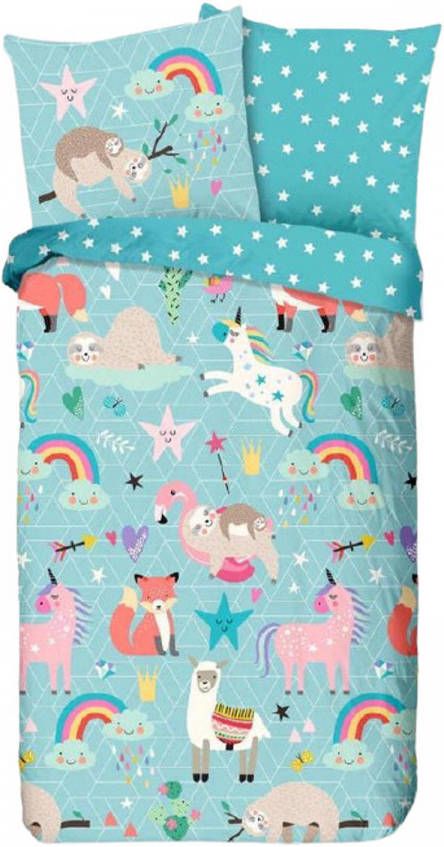 good morning Kinderovertrekset Moody 100% katoen renforcé(2 delig )