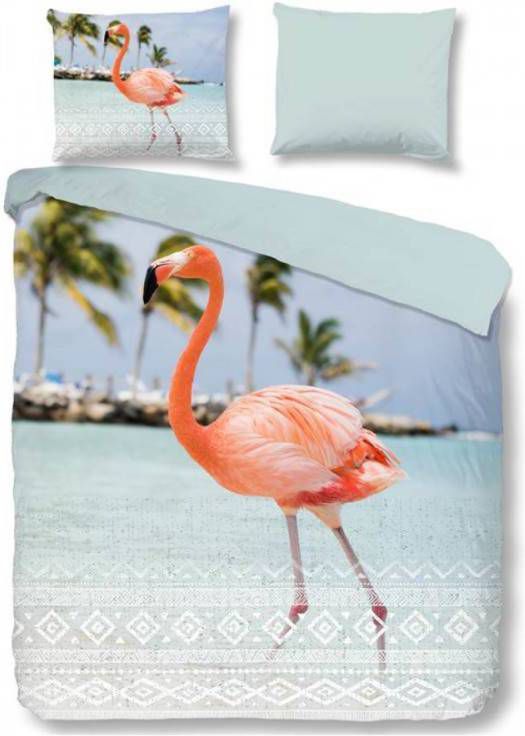 Good Morning Goodlife Dekbedovertrek 1 persoons(140x200/220 Cm + 1 Sloop) Katoen Blauw